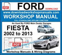Ford Fiesta workshop repair manual pdf